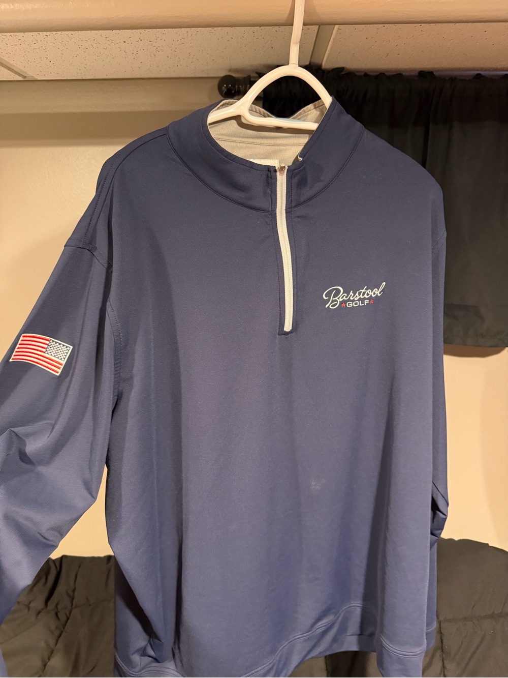 Peter Millar x Barstool Golf Quarter zip sweater